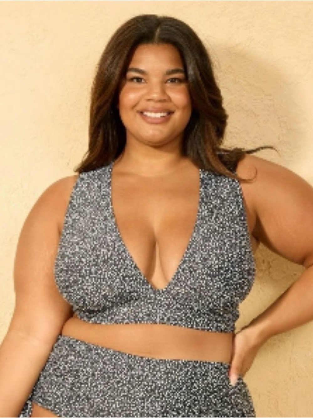 Shade & Shore Women's Triangle Bikini Top Size  2X NWT